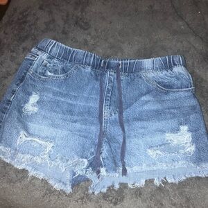 YMI dream authentic Jean shorts with drawstring